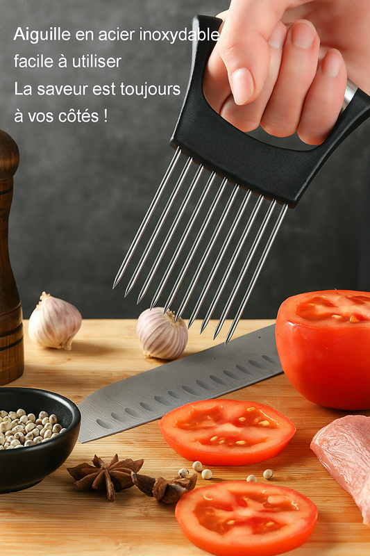 Aiguille et Support de Découpe en Acier Inoxydable – Coupe Sûre et Précise