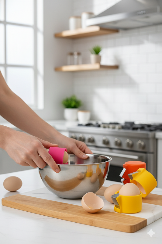 Ouvre-œuf innovant – Outil de cuisine idéal pour la préparation des œufs