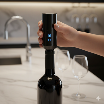 Bouchon à Vin Sous Vide Électronique – KZ-037 par Bachlos
